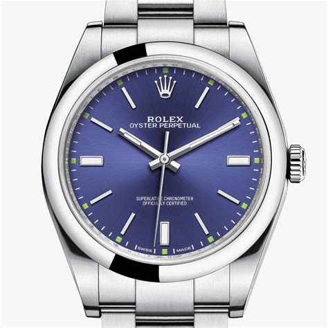 rolex oyster perpetual 39 ref 114300|Rolex Oyster Perpetual purple dial.